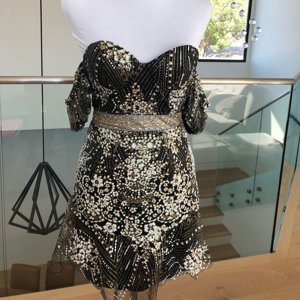 White Fox Boutique Grazia Mini Dress NWT